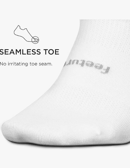 Feetures High Performance Ultra Light No Show Tab White XL 840557112609 Shoe Deals Outlet