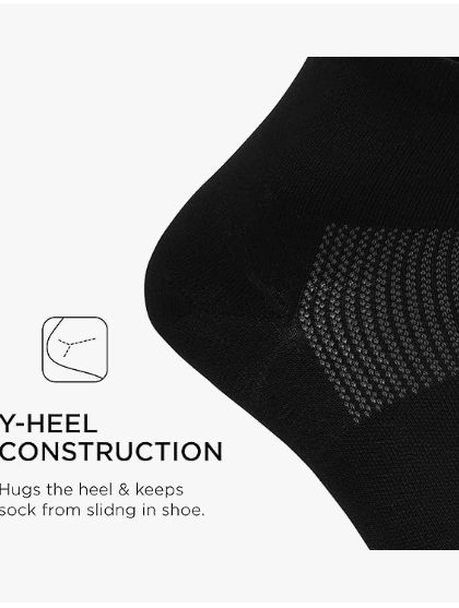 Feetures High Performance Ultra Light Quarter Black Medium 840557112128 Shoe Deals Outlet