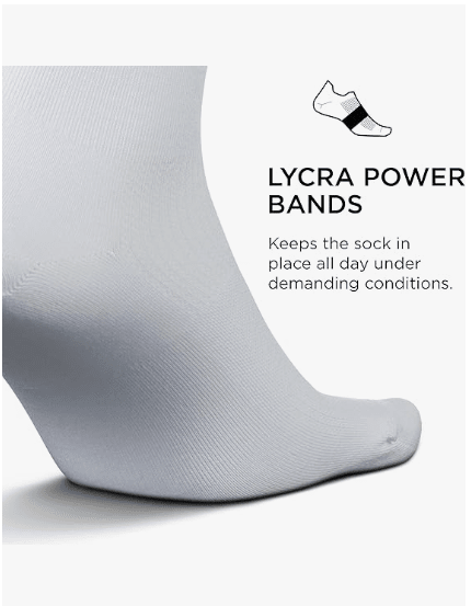 Feetures High Performance Ultra Light Quarter White Medium 840557112098 Shoe Deals Outlet