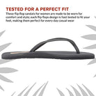 Flojos Fiesta Flip - Flops - Women's Charcoal Shoe Deals Outlet
