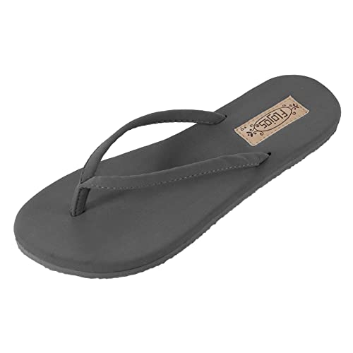 Flojos Fiesta Flip - Flops - Women's Charcoal Shoe Deals Outlet