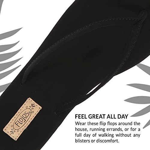 Flojos Fiesta Flip - Flops - Women's Black Shoe Deals Outlet