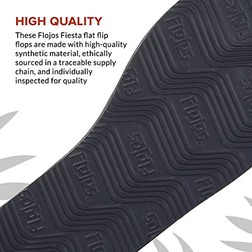 Flojos Fiesta Flip - Flops - Women's Charcoal Shoe Deals Outlet