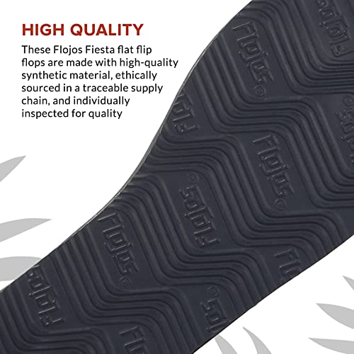 Flojos Fiesta Flip - Flops - Women's Charcoal Shoe Deals Outlet