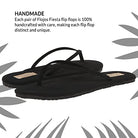 Flojos Fiesta Flip - Flops - Women's Black Shoe Deals Outlet