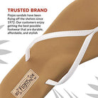 Flojos Fiesta Flip - Flops - Women's White/Tan Shoe Deals Outlet