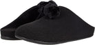 FitFlop Chrissie Pom Pom Mule All Black 6 M 195305063864 Shoe Deals Outlet