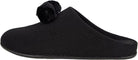 FitFlop Chrissie Pom Pom Mule All Black 6 M 195305063864 Shoe Deals Outlet