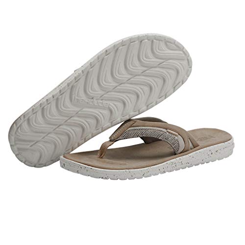 Hey Dude Flinn Sandals - Men's Sox Beige Shoe Deals Outlet