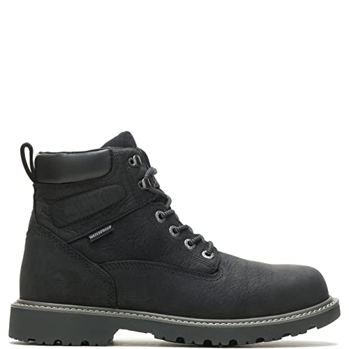 Wolverine Floorhand Steel Toe Work Boots - Men's Black Shoe Deals Outlet