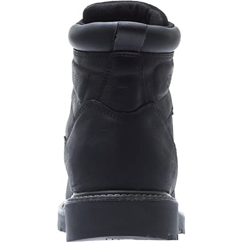 Wolverine Floorhand Steel Toe Work Boots - Men's Black Shoe Deals Outlet