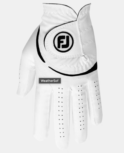 FootJoy WeatherSof Glove White Small 739248740743 Shoe Deals Outlet