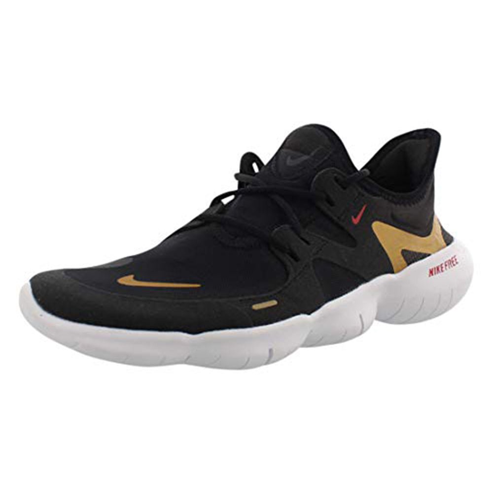 Nike Free RN 5.0 - Women's Black/Anthracite/Metallic Gold Shoe Deals Outlet