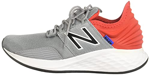 New Balance Fresh Foam Roav GEROVCL - Kid's Steel/Velocity Red Shoe Deals Outlet