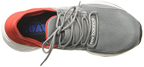 New Balance Fresh Foam Roav GEROVCL - Kid's Steel/Velocity Red Shoe Deals Outlet