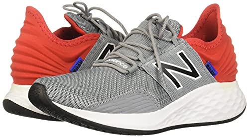 New Balance Fresh Foam Roav GEROVCL - Kid's Steel/Velocity Red Shoe Deals Outlet