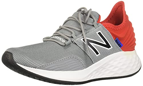 New Balance Fresh Foam Roav GEROVCL - Kid's Steel/Velocity Red Shoe Deals Outlet