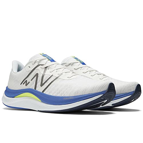 New Balance FuelCell Propel V4 - Men's White/Marine Blue Shoe Deals Outlet