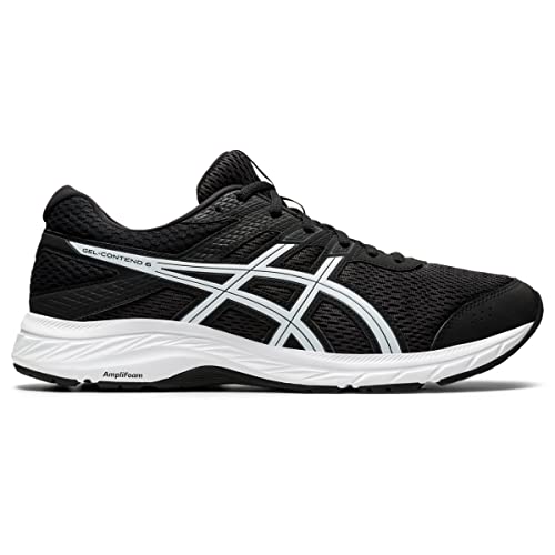 ASICS Gel - Contend 6 - Men's Black/White Shoe Deals Outlet