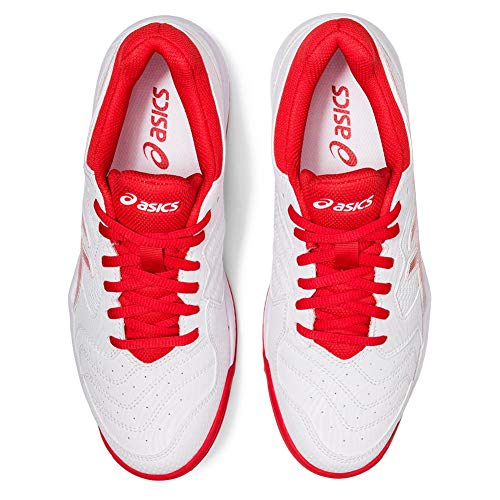 ASICS GEL - DEDICATE 6 - Women's White/Fiery Red Shoe Deals Outlet