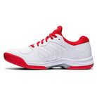 ASICS GEL - DEDICATE 6 - Women's White/Fiery Red Shoe Deals Outlet