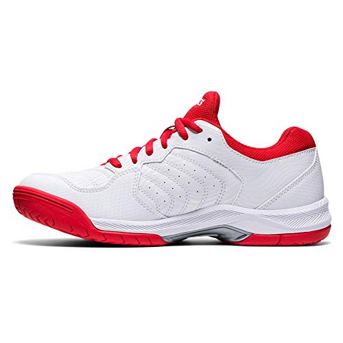 ASICS GEL - DEDICATE 6 - Women's White/Fiery Red Shoe Deals Outlet