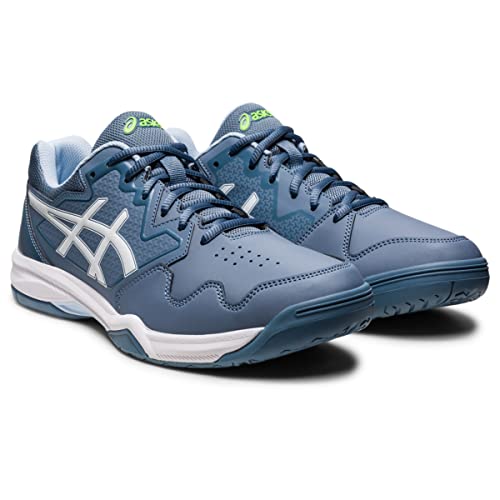 ASICS Gel Dedicate 7 - Men's Steel Blue/White Shoe Deals Outlet