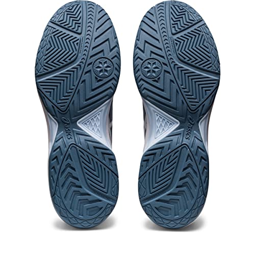 ASICS Gel Dedicate 7 - Men's Steel Blue/White Shoe Deals Outlet
