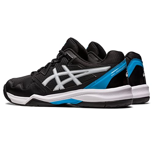 ASICS Gel Dedicate 7 - Men's Black/Island Blue Shoe Deals Outlet