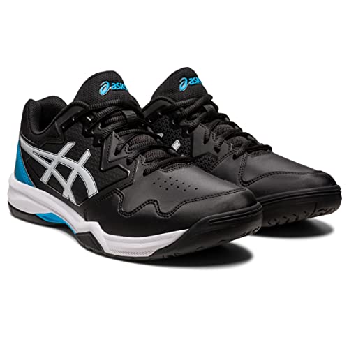 ASICS Gel Dedicate 7 - Men's Black/Island Blue Shoe Deals Outlet