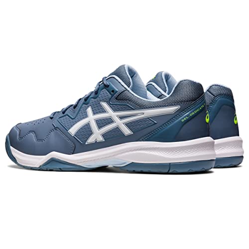 ASICS Gel Dedicate 7 - Men's Steel Blue/White Shoe Deals Outlet