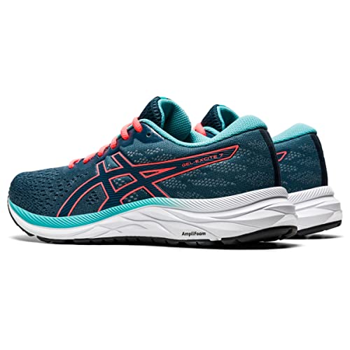 ASICS GEL - EXCITE 7 - Women's Magnetic Blue/Sunrise Red Shoe Deals Outlet