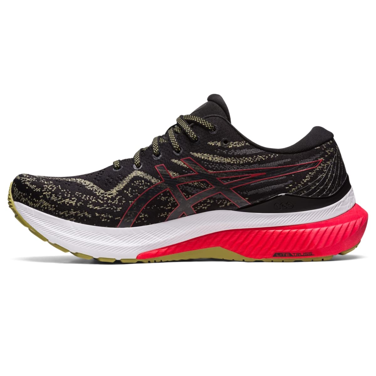 ASICS Gel Kayano 29 - Men's Black/Electric Red Shoe Deals Outlet