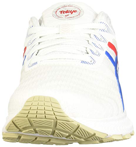 ASICS GEL - NIMBUS 22 - Men's White/Electric Blue Shoe Deals Outlet