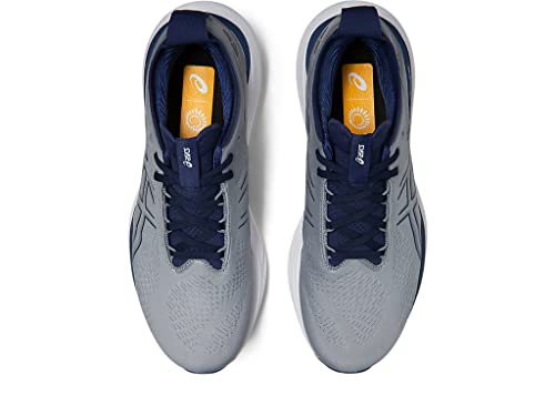 ASICS Gel Nimbus 25 - Men's Sheet Rock/Indigo Blue Shoe Deals Outlet