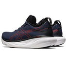 ASICS Gel Nimbus 25 - Men's Midnight/Electric Red Shoe Deals Outlet