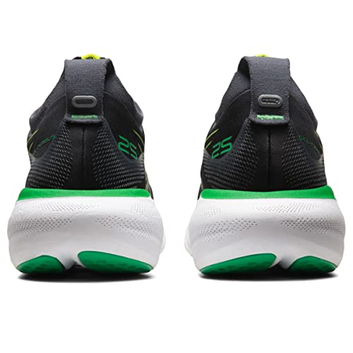 ASICS Gel Nimbus 25 - Men's Black/Lime Zest Shoe Deals Outlet