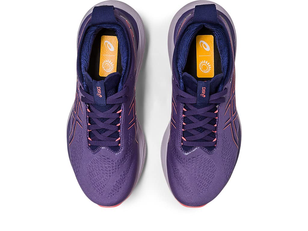 ASICS Gel Nimbus 25 - Women's Dusty Purple/Papaya Shoe Deals Outlet