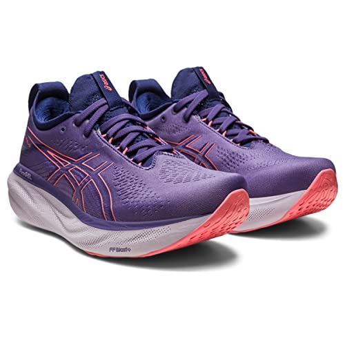 ASICS Gel Nimbus 25 - Women's Dusty Purple/Papaya Shoe Deals Outlet