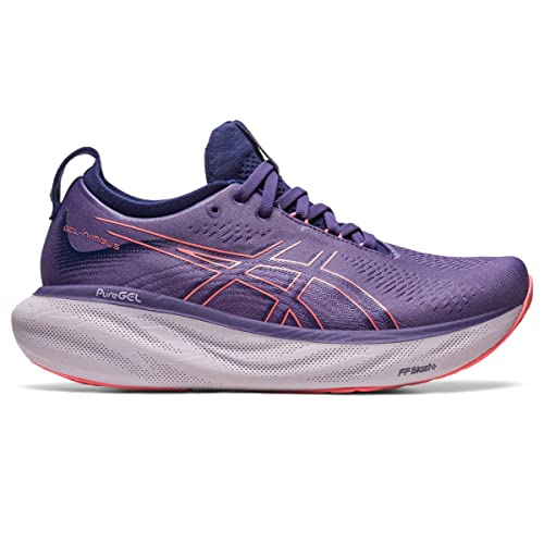 ASICS Gel Nimbus 25 - Women's Dusty Purple/Papaya Shoe Deals Outlet
