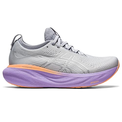 ASICS Gel Nimbus 25 - Women's Piedmont Grey/Pure Silver Shoe Deals Outlet