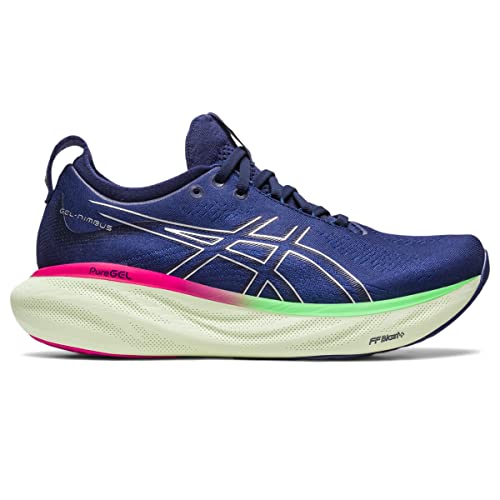 ASICS Gel Nimbus 25 - Women's Indigo Blue/Pure Silver Shoe Deals Outlet