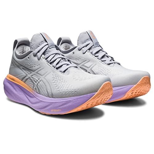 ASICS Gel Nimbus 25 - Women's Piedmont Grey/Pure Silver Shoe Deals Outlet