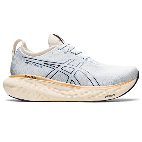 ASICS Gel Nimbus 25 - Women's Sky/Cream Shoe Deals Outlet
