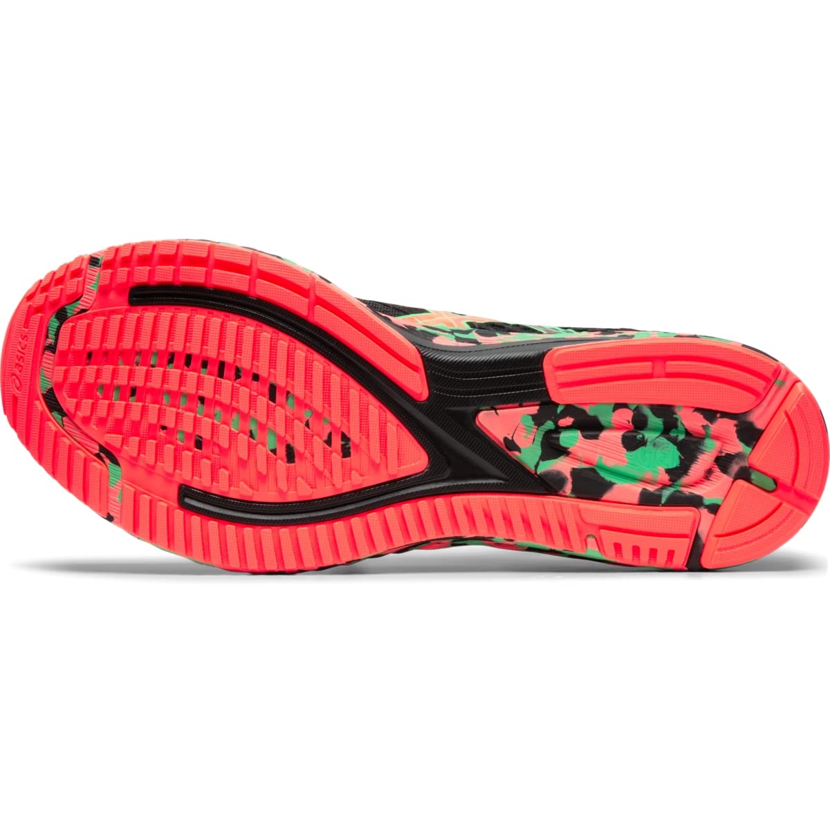 ASICS GEL - NOOSA TRI 12 - Men's Black/Flash Coral Shoe Deals Outlet