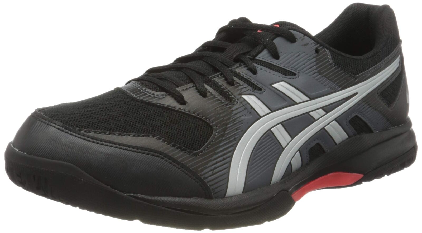 ASICS Gel - Rocket 9 - Men's Black/Sunrise Red Shoe Deals Outlet