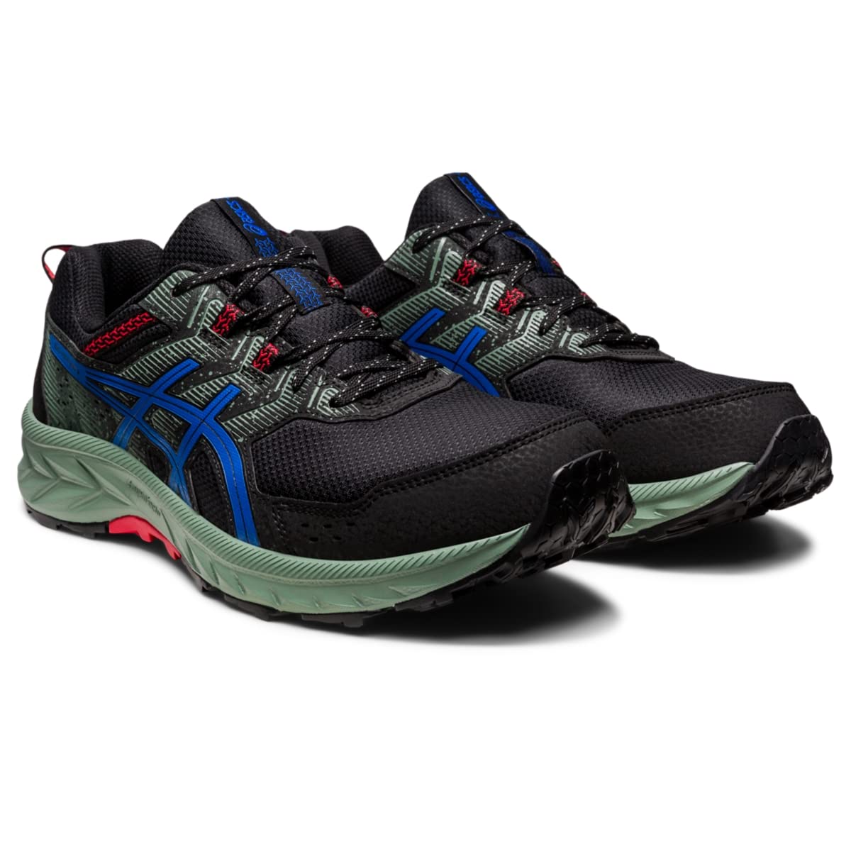 ASICS Gel Venture 9 - Men's Black/Tuna Blue Shoe Deals Outlet