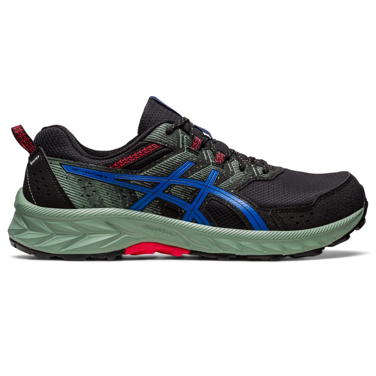 ASICS Gel Venture 9 - Men's Black/Tuna Blue Shoe Deals Outlet