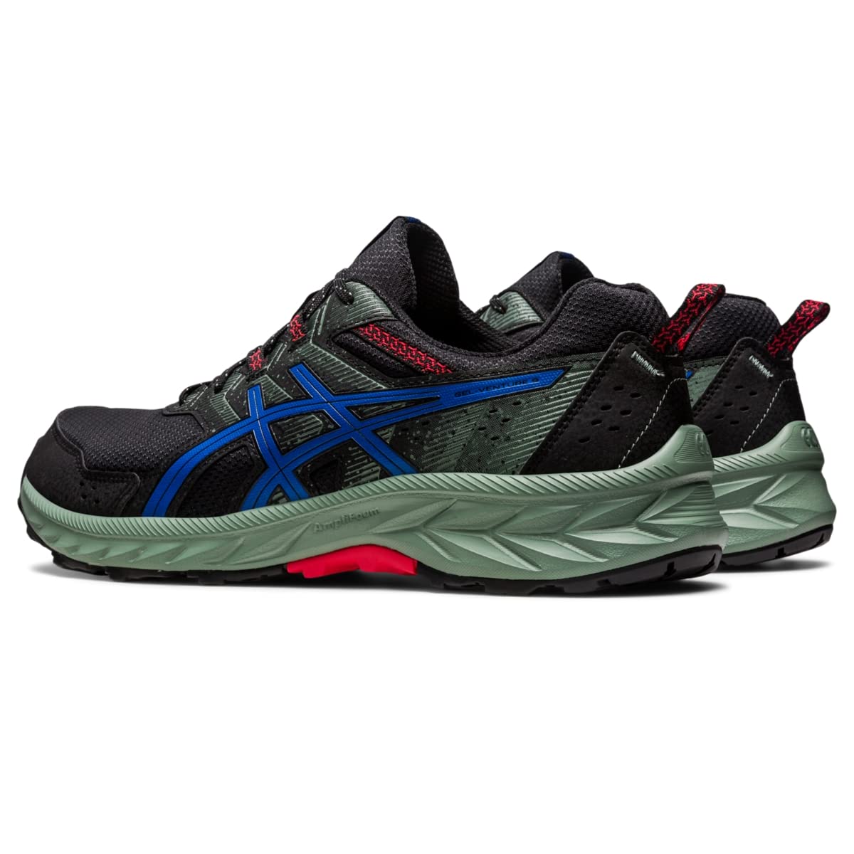 ASICS Gel Venture 9 - Men's Black/Tuna Blue Shoe Deals Outlet