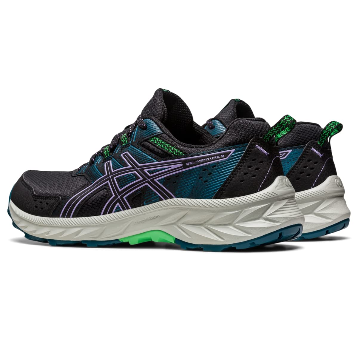 ASICS Gel Venture 9 - Women's Black/Digital Violet Shoe Deals Outlet